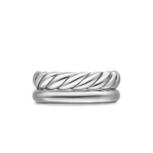 Load image into Gallery viewer, DY Mercer Two Row Ring in Sterling Silver, 8mm
