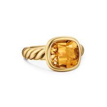 Load image into Gallery viewer, DY Mercer Stone Ring in 18K Yellow Gold with Citrine, 10mm
