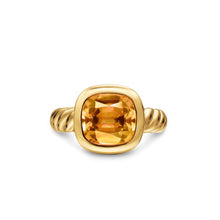 Load image into Gallery viewer, DY Mercer Stone Ring in 18K Yellow Gold with Citrine, 10mm
