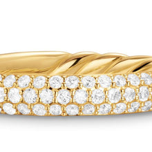 Load image into Gallery viewer, DY Mercer Pave Band Ring in 18K Yellow Gold with Diamonds, 3.7mm
