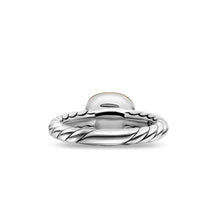 Load image into Gallery viewer, DY Mercera Color Stone Ring in Sterling Silver with 18K Yellow Gold and Amethyst, 7mm
