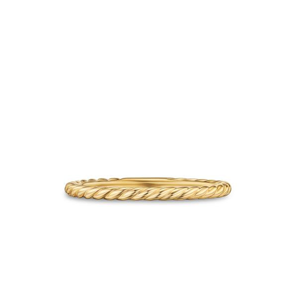 Petite Modern Renaissance Band Ring in 18K Yellow Gold, 1.7mm