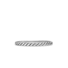 Load image into Gallery viewer, Cable Band Ring in Sterling Silver, 1.7mm
