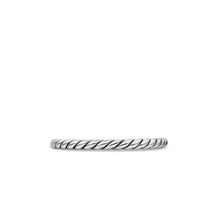 Load image into Gallery viewer, Cable Band Ring in Sterling Silver, 1.7mm
