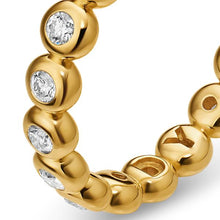 Load image into Gallery viewer, Bezel Set Band Ring in 18K Yellow Gold with Diamonds, 3.7mm
