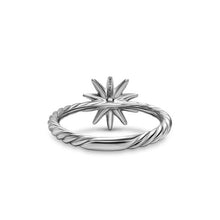 Load image into Gallery viewer, Starburst Ring in Sterling Silver with 18K Yellow Gold and Diamonds, 10.6mm
