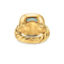 Load image into Gallery viewer, DY Mercer  Color Stone Ring in 18K Yellow Gold with Sky Blue Topaz, 13.5mm
