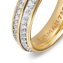Load image into Gallery viewer, 6mm Knife Edge Band Ring DI 18K
