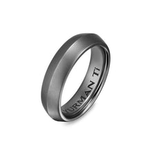 Load image into Gallery viewer, 6mm Knife Edge Band Ring Titan
