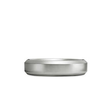 Load image into Gallery viewer, Beveled Band Ring in 18K White Gold, 6mm
