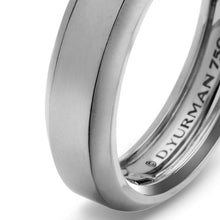 Load image into Gallery viewer, Beveled Band Ring in 18K White Gold, 6mm
