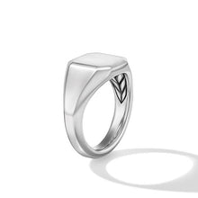 Load image into Gallery viewer, Streamline Signet Ring in Sterling Silver, 14mm
