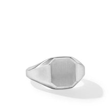 Load image into Gallery viewer, Streamline Signet Ring in Sterling Silver, 14mm
