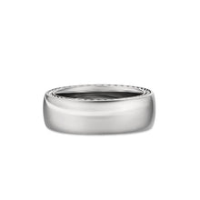 Load image into Gallery viewer, Streamline Band Ring in 18K White Gold, 8mm
