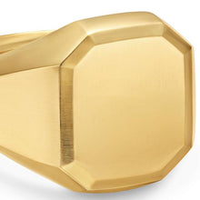 Load image into Gallery viewer, Streamline Signet Ring in 18K Yellow Gold, 18mm
