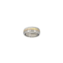 Load image into Gallery viewer, Vault Collection 8mm Titanium Marbled Gold Band
