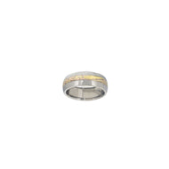 Vault Collection 8mm Titanium Marbled Gold Band