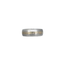 Load image into Gallery viewer, Vault Collection 8mm Titanium Marbled Gold Band
