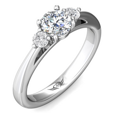 Load image into Gallery viewer, Martin Flyer 3 Stone Engagement Ring
