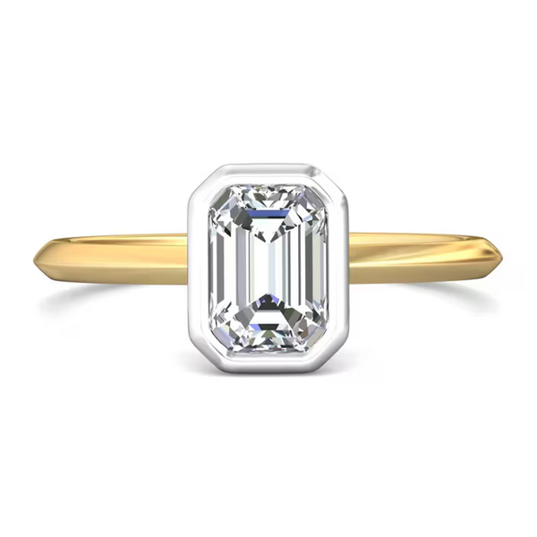 Martin Flyer Bezel Set Solitaire Diamond Ring