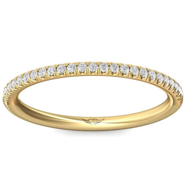 Martin Flyer Pave Diamond Wedding Band