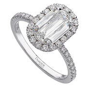 Christopher Designs Diamond Halo Ring