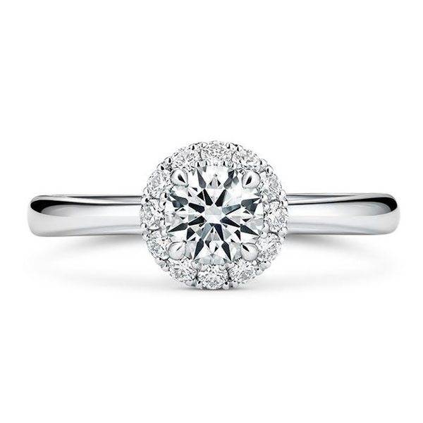 Hearts On Fire Vela Diamond Halo Ring