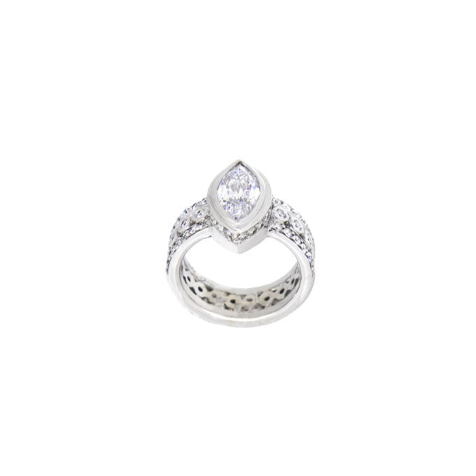 Vault Collection 18K White Gold Delilah Ring