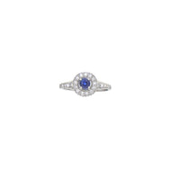 Vault Collection Diamond & Sapphire Ring