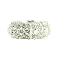 Royal Collection 2 Row Eternity Band