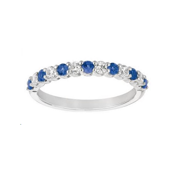 Martin Flyer Diamond & Sapphire Ring