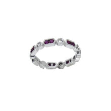 Load image into Gallery viewer, Royal Collection 18K White Gold Ruby Alt Ring
