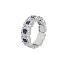 Load image into Gallery viewer, Royal Collection Diamond &amp; Sapphire Ring

