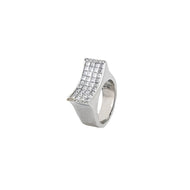 Royal Collection Concave Princess Diamond Ring