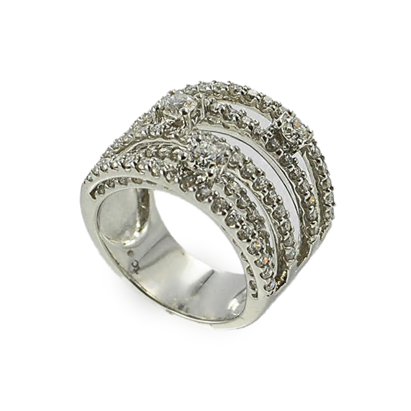 Royal Collection 6 Row Diamond Ring