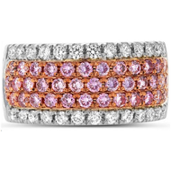 Royal Collection Multi Row Diamond Eternity Ring