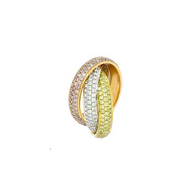 Royal Collection Interlocking Diamond Ring