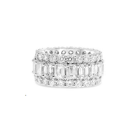 Royal Collection 3 Row Eternity Band
