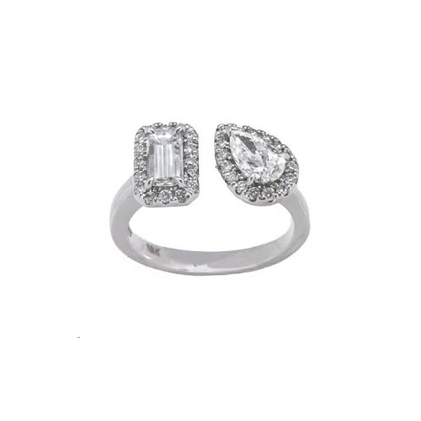 Royal Collection Diamond Bypass Ring