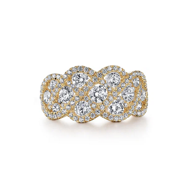 Gabriel Woven Diamond Statement Ring