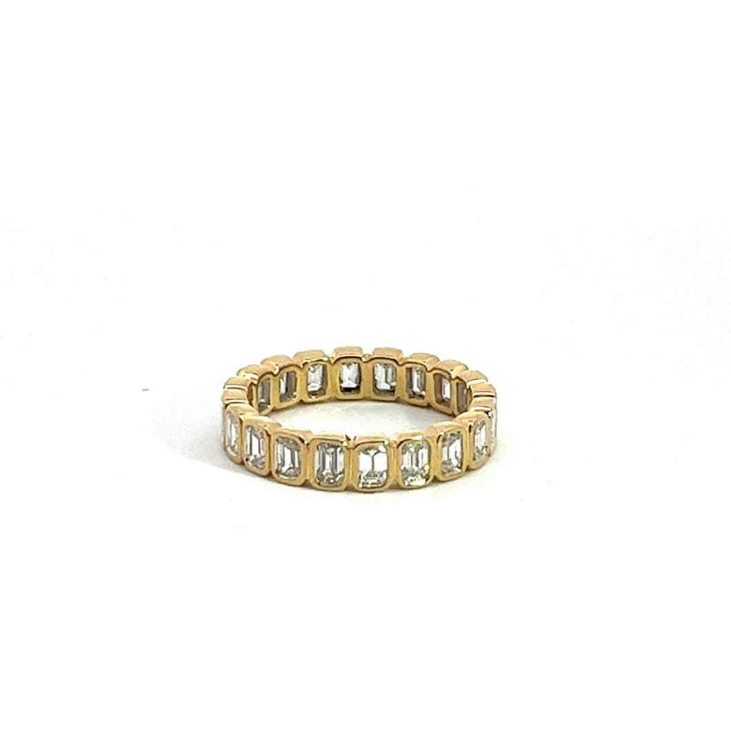 Royal Collection Bezel Set Diamond Eternity Band Ring