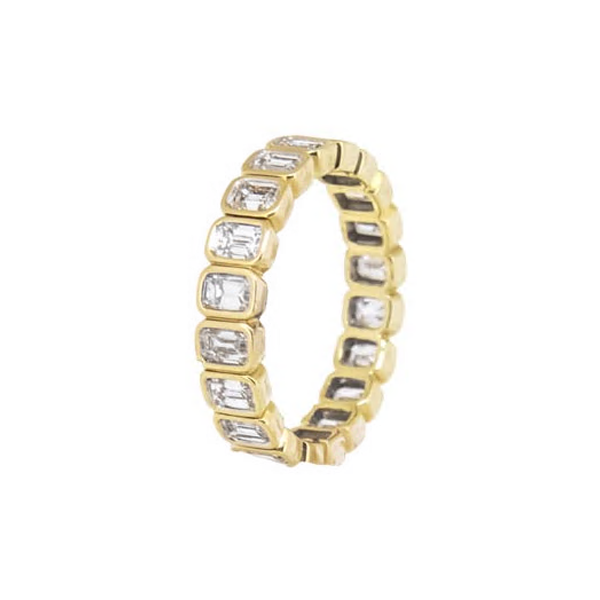 Royal Collection Bezel Set Diamond Eternity Band