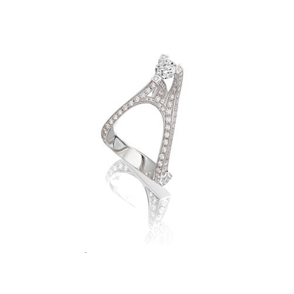 Palmiero Curved Diamond Ring