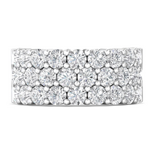 Load image into Gallery viewer, Martin Flyer 3 Row Diamond Ring
