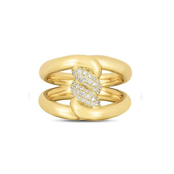 Roberto Coin Cialoma Knot Diamond Ring
