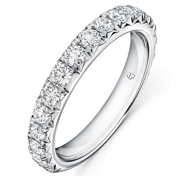 Hearts On Fire Vela French Cut Diamond Band