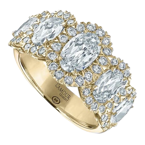 Christopher Designs L'Amour Oval Diamond Ring