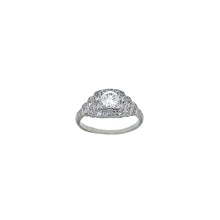 Load image into Gallery viewer, Royal Estate Platinum Art Deco, 0.50ct Diamond Ring
