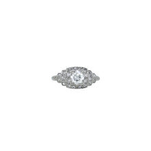 Load image into Gallery viewer, Royal Estate Platinum Art Deco, 0.50ct Diamond Ring
