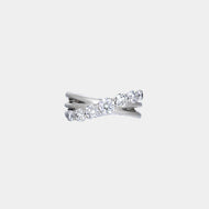 Royal Estate Hearts On Fire Intertwined Diamond Ring